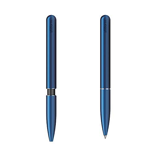 stilform 200031 Kugelschreiber aus Aluminium – patentierter Ballpoint Pen, verschiebbare Kappe mit Magnet, Night Sky von stilform