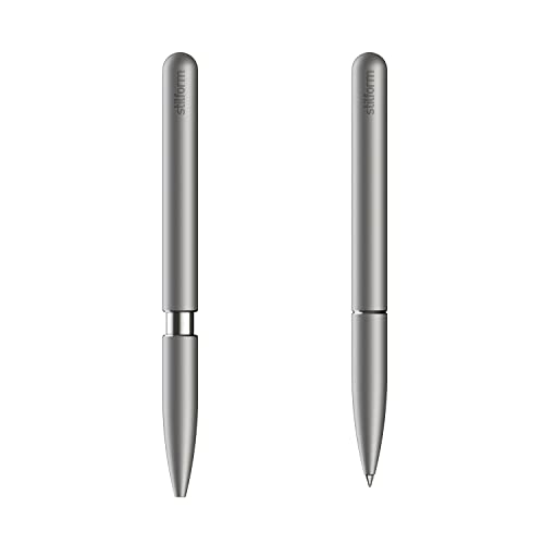 stilform 200035 Kugelschreiber – patentierter Ballpoint Pen, verschiebbare Kappe mit Magnet – Titan DLC von stilform
