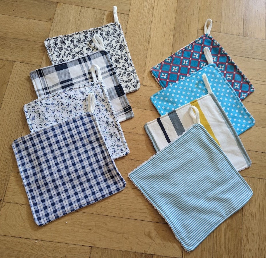 Waschlappen Spültuch Wischtuch Doppellagig Mit Aufhänger Zero Waste Waschlappen Spültuch Wischtuch Doppellagig Mit Aufhänger Zero Waste von stoeberbude