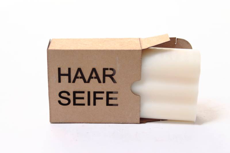 Haarseife Mit Eselsmilch Und Keratin Für Alle Haartypen Savon De Marseille - Weiss 100G Bio Naturseife von strandholzshop