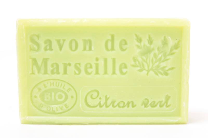 Seife Savon De Marseille Limette 125G Bio Naturseife von strandholzshop