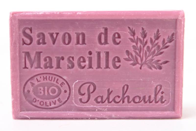 Seife Savon De Marseille "Patchouli" 125G Bio Naturseife von strandholzshop
