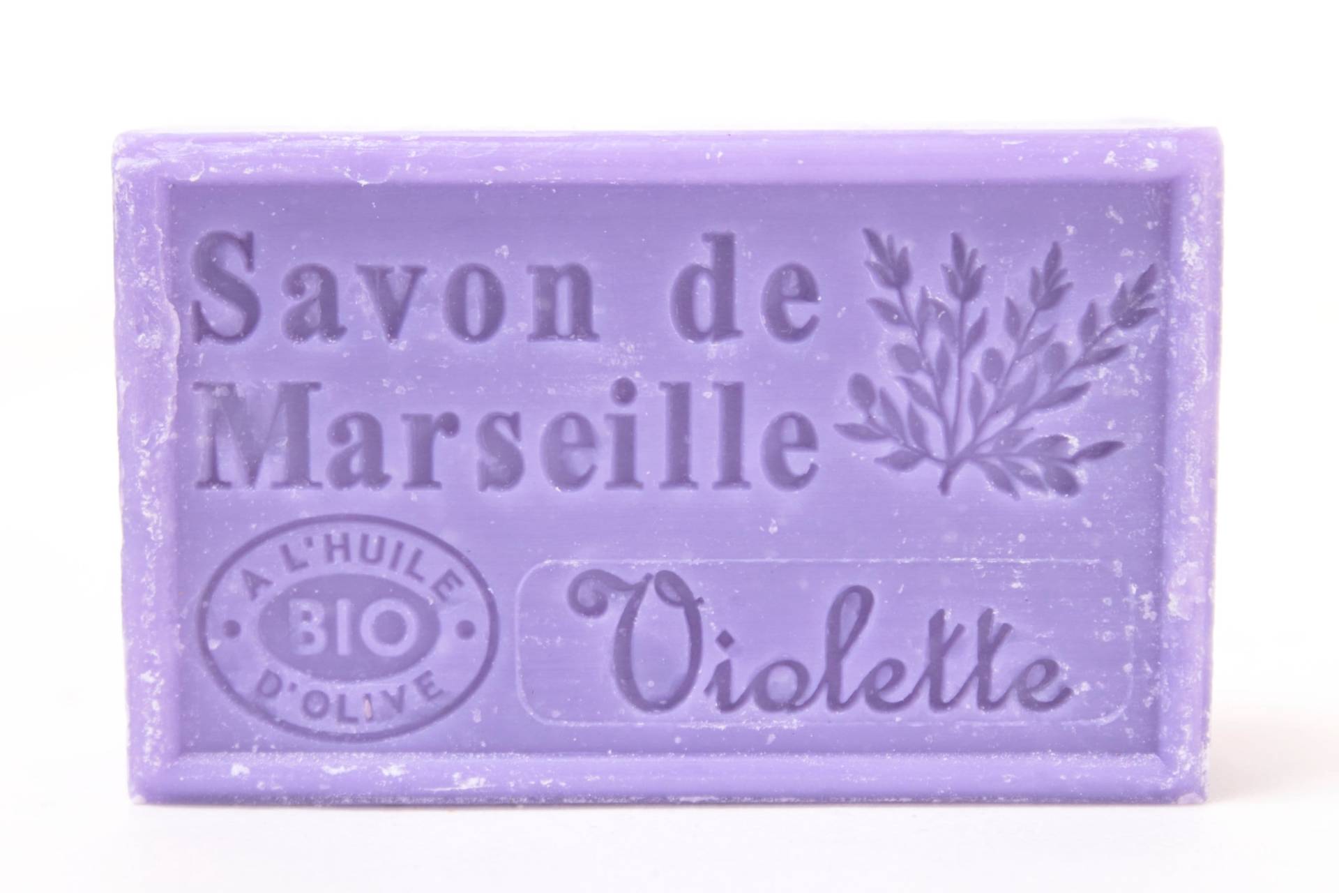 Seife Savon De Marseille Violette(Veilchen 125G Bio Naturseife Seife Savon De Marseille Violette(Veilchen 125G Bio Naturseife von strandholzshop