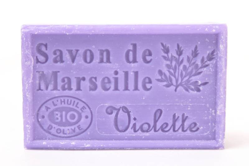Seife Savon De Marseille Violette(Veilchen 125G Bio Naturseife von strandholzshop