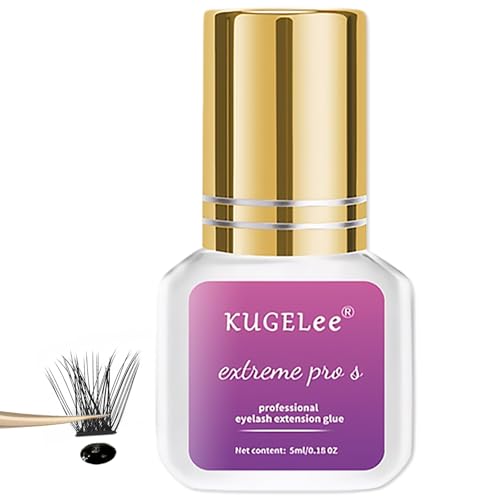 Wimpernkleber Dauerhaft 1s,Wimpernkleber für Wimpernverlängerung,Geeignet für Empfindliche Augen Wimpern Extensions Kleber,Extra Stark Professional Individuelle Wimpernverlängerungskleber (5ml) von stroyayo