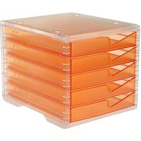 styro Schubladenbox styroswingbox light  apricot 275-8430.24124, DIN C4 mit 5 Schubladen von styro
