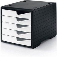 styro Schubladenbox styroswingbox  weiß 275-8430.091, DIN C4 mit 5 Schubladen von styro
