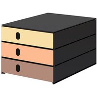 styro Schubladenbox styroval pro feelings Birdy gelb, lachsrot, braun 14-8050.Bi, DIN C4 mit 3 Schubladen styro Schubladenbox styroval pro feelings Birdy gelb, lachsrot, braun 14-8050.Bi, DIN C4 mit 3 Schubladen von styro