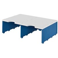 styro Sortierstation Styrodoc Jumbo Aufbaueinheit grau/blau mit 2 Fächer styro Sortierstation Styrodoc Jumbo Aufbaueinheit grau/blau mit 2 Fächer von styro