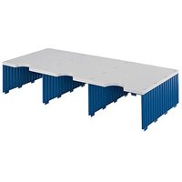 styro Sortierstation Styrodoc Jumbo Aufbaueinheit grau/blau mit 3 Fächer styro Sortierstation Styrodoc Jumbo Aufbaueinheit grau/blau mit 3 Fächer von styro