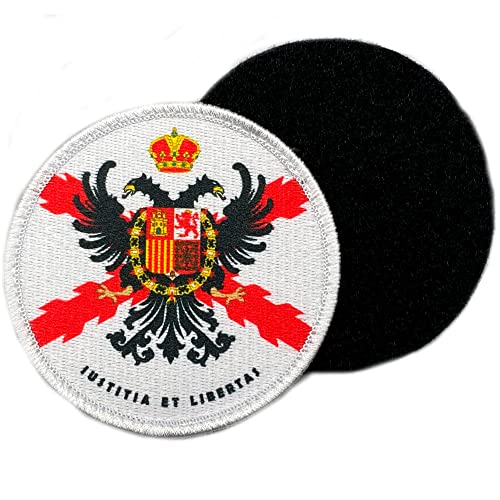 España Aufnäher, rund, Imperial-Flagge, Burgunderrot, mit Adler, Aufnäher, Militär-Patch, Spanisch, 80 x 80 mm España Aufnäher, rund, Imperial-Flagge, Burgunderrot, mit Adler, Aufnäher, Militär-Patch, Spanisch, 80 x 80 mm von sufe