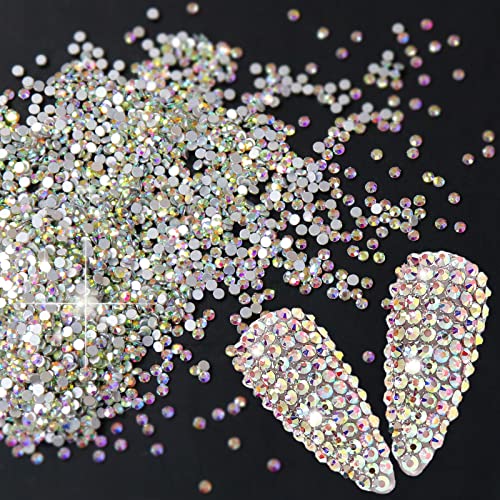 Sularpek 1440 Stück Strasssteine, 2 mm Glitzersteine, Glitzersteine Selbstklebend, AB Nagel Strassstein für Nägel/Kleidung/Handwerk Sularpek 1440 Stück Strasssteine, 2 mm Glitzersteine, Glitzersteine Selbstklebend, AB Nagel Strassstein für Nägel/Kleidung/Handwerk von sularpek