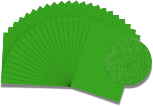 Sumico Fotolkarton DIN A3 50 Bogen I Bastelpapier 300g/m² I dickes Ton-Papier zum Basteln & Malen Malgrund I Bastel-Pappe umweltfreundlich verpackt I Bastelkarton (Hellgrün) von sumico