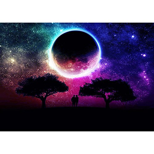 sunnymi 5D Diamant Stickerei Full Drill Abend Night Sky Mond D DIY Diamond Painting Dekoration 30 * 40cm sunnymi 5D Diamant Stickerei Full Drill Abend Night Sky Mond D DIY Diamond Painting Dekoration 30 * 40cm von sunnymi