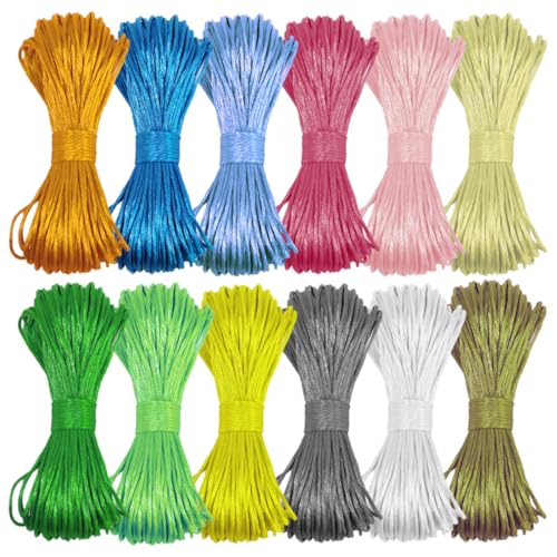 Satin Nylonschnur für Armbänder 1,5 mm, Seidenkordel, seidiges Knotenband, 252 Yard, 12 Farben,Bastelschnur, Nylonschnur für Halsketten, Armbänder, Perlen, Bastelarbeiten Satinkordel für Armbänder Satin Nylonschnur für Armbänder 1,5 mm, Seidenkordel, seidiges Knotenband, 252 Yard, 12 Farben,Bastelschnur, Nylonschnur für Halsketten, Armbänder, Perlen, Bastelarbeiten Satinkordel für Armbänder von suo long