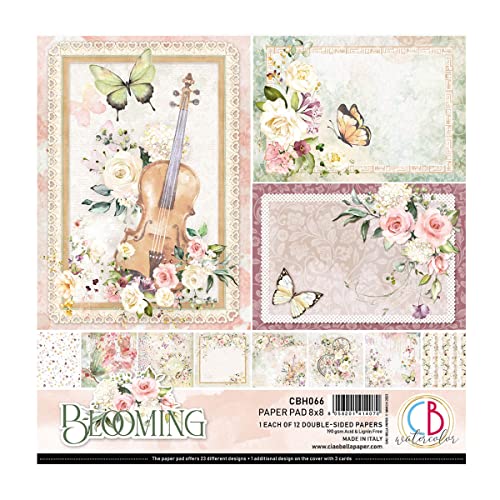Ciao Bella Blooming Papierblock, 20,3 x 20,3 cm, 190 g/m² Ciao Bella Blooming Papierblock, 20,3 x 20,3 cm, 190 g/m² von susiebsupplies