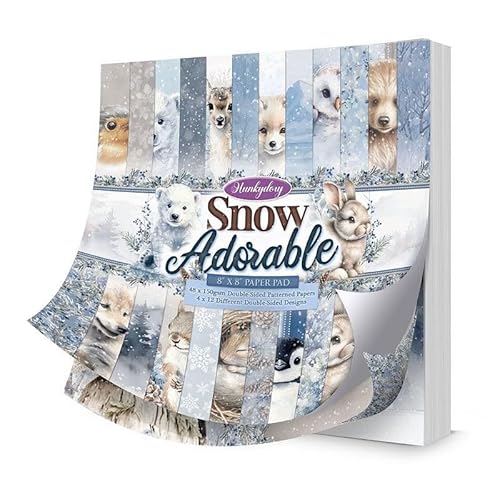 Hunkydory Snow Adorable Papierblock, 20,3 x 20,3 cm, 48 doppelseitige Papiere Hunkydory Snow Adorable Papierblock, 20,3 x 20,3 cm, 48 doppelseitige Papiere von susiebsupplies