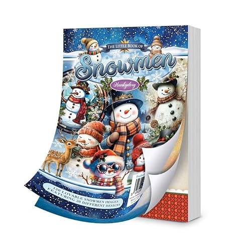 susiebsupplies Hunkydory Kleine Bücher (20 Designs, je 6 Stück) (Schneemänner) von susiebsupplies