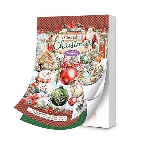 susiebsupplies Hunkydory Kleine Bücher – Kartenherstellung, Hintergrund Decoupage (Cherished Christmas) von susiebsupplies
