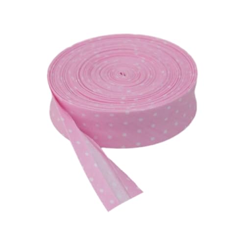 susiodeu Baumwoll Schrägband, vielseitiger Besatz für Nähprojekte, Kleidung bis hin zu Heimdekoration, gepunktetes und gestreiftes Kantenband, Hell Pink susiodeu Baumwoll Schrägband, vielseitiger Besatz für Nähprojekte, Kleidung bis hin zu Heimdekoration, gepunktetes und gestreiftes Kantenband, Hell Pink von susiodeu