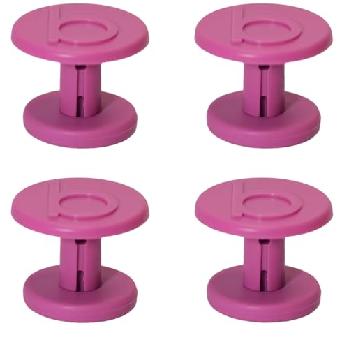Ersatzknöpfe kompatibel mit Boggg Bag, 4 Sets Ersatznieten, Griffe, Reparaturset für kleine/große Tragetasche, Gummi-Pool-Tragetaschen (Haute Pink) von susuling