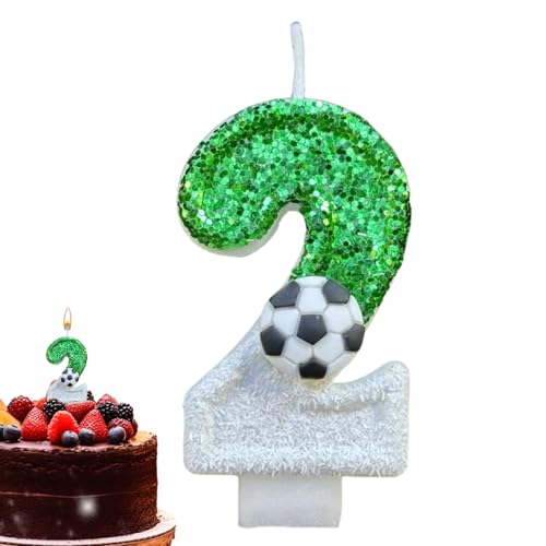 Geburtstagskuchen-Nummer – Fußball Glitter Candles Dekorationen | Vielseitige Partybevorzugungen für Geburtstagsfeiern | Kreative Kuchendekoration zum Geburtstag Geburtstagskuchen-Nummer – Fußball Glitter Candles Dekorationen | Vielseitige Partybevorzugungen für Geburtstagsfeiern | Kreative Kuchendekoration zum Geburtstag von syayw