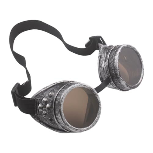 Makeup Make-up Unisex Props Eyewear – Gothic Kostüm Glots | Polarisierte Sonnenbrille Retro für Cosplay-Party | Zubehör mit Vintage-Thema | Elegante Brille für Maqui Versammlungen, mehrfarbig, C von syayw