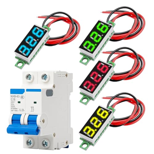 syayw Anzeige für kontinuierliche Spannung, LED-Anzeige mit digitaler Röhre, 7 mm – Material zum Testen und Messen für Elektronik, Auto, Haus, Boot, syayw Anzeige für kontinuierliche Spannung, LED-Anzeige mit digitaler Röhre, 7 mm – Material zum Testen und Messen für Elektronik, Auto, Haus, Boot, von syayw