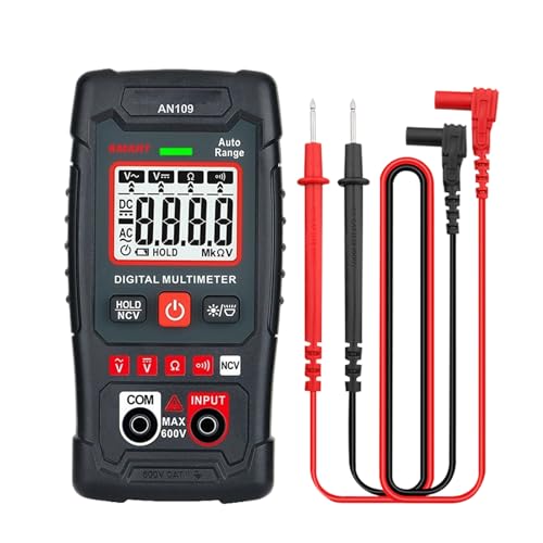 syayw Volt Messgerät, Voltmeter Multimeter - Smart Voltage Tester | 2000 Zählungen Voltmeter messen AC/DC -Volta, Widerstand, Kontinuität für Autogeräte für Automobile syayw Volt Messgerät, Voltmeter Multimeter - Smart Voltage Tester | 2000 Zählungen Voltmeter messen AC/DC -Volta, Widerstand, Kontinuität für Autogeräte für Automobile von syayw