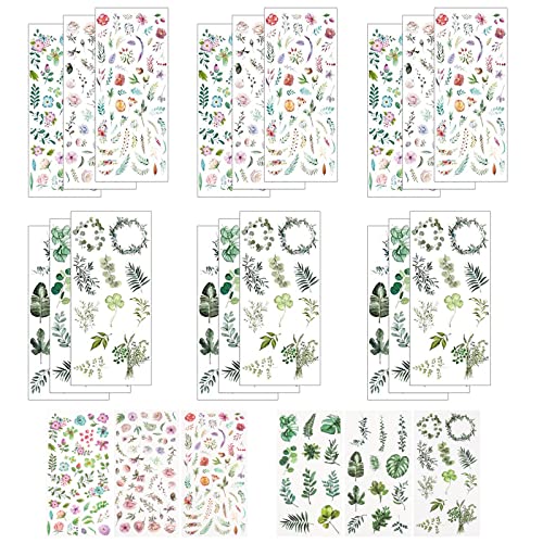 18 BläTter Sticker Blumen Scrapbooking Aufkleber in Verschiedene Muster Blumen Scrapbooking Aufkleber,Verwendet fur Scrapbook Album Sticker Buch Sticker Album Tagebuch Notebook Kalender Dekoration 18 BläTter Sticker Blumen Scrapbooking Aufkleber in Verschiedene Muster Blumen Scrapbooking Aufkleber,Verwendet fur Scrapbook Album Sticker Buch Sticker Album Tagebuch Notebook Kalender Dekoration von sylbx
