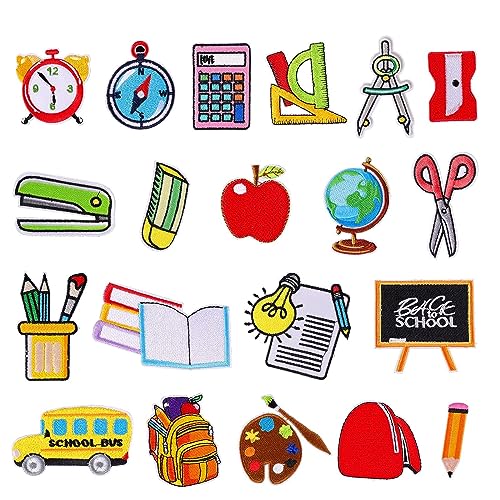 20 Stück DIY Kleidung Patch,clothingsticker,KinderPatcheszumAufbügeln,BestickteDIYAccessories, Patch für Kleidung,Aufnäher Bügelbild,für T-Shirt Jeans Kleidung Hut Taschen Applique von sylbx