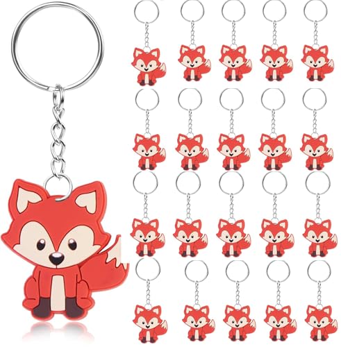 sylbx 30 Stück Schlüsselanhänger für Kinder,Cute Animal Keychains für Kinder,Fuchs-Schlüsselring,Tier Schlüsselanhänger,Tierschlüsselanhänger der Karikatur,Kinderggeburtstag Party Mitgebsel sylbx 30 Stück Schlüsselanhänger für Kinder,Cute Animal Keychains für Kinder,Fuchs-Schlüsselring,Tier Schlüsselanhänger,Tierschlüsselanhänger der Karikatur,Kinderggeburtstag Party Mitgebsel von sylbx
