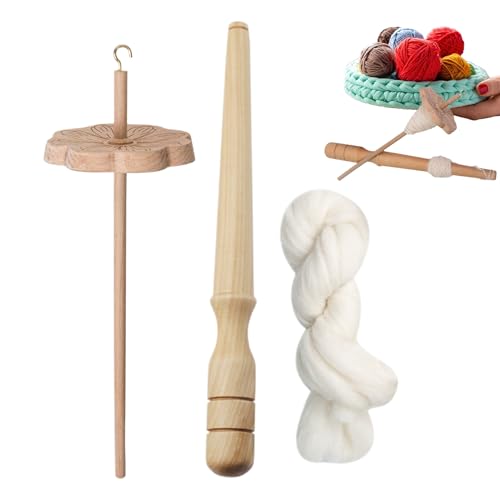 Drop Spindeln für Garn - Top Whorl Spinner Wheel für Hand - Bastelwerkzeug zum Nähen, Häkeln, Stricken, Weben und Garnprojekte - Langlebiges und leichtes Design Drop Spindeln für Garn - Top Whorl Spinner Wheel für Hand - Bastelwerkzeug zum Nähen, Häkeln, Stricken, Weben und Garnprojekte - Langlebiges und leichtes Design von szaluyk