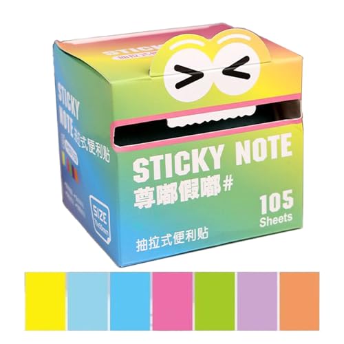 Haftnotizen | Klare Stickky -Pads | Buntes Memo Roll | 105 Blätter | Transparentes Notizpapier | Schulerinnerungswerkzeug | Studentenbüro nach Hause | Notebook -Highlights | Studienorganisation Haftnotizen | Klare Stickky -Pads | Buntes Memo Roll | 105 Blätter | Transparentes Notizpapier | Schulerinnerungswerkzeug | Studentenbüro nach Hause | Notebook -Highlights | Studienorganisation von szaluyk