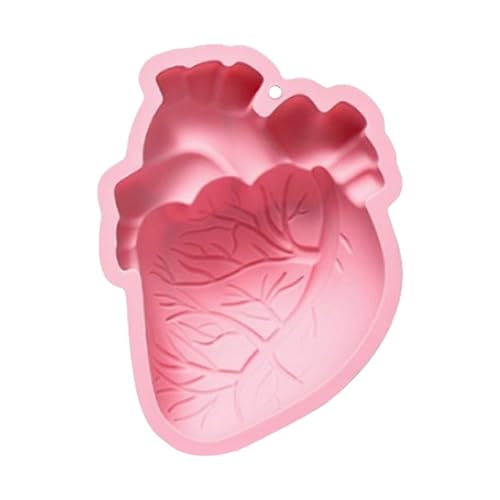 Hirnform Silikon, Silikon Nicht -Stick -Backform für Fondant Candy Schokolade, kreative Simulation Hirngeformte Form Dekorieren 6,42 x 5,08 x 1,26 Zoll Hirnform Silikon, Silikon Nicht -Stick -Backform für Fondant Candy Schokolade, kreative Simulation Hirngeformte Form Dekorieren 6,42 x 5,08 x 1,26 Zoll von szaluyk