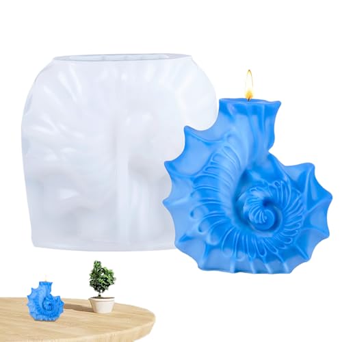 Silikonform für Kerzen, Muschelkerzen, hitzebeständig, leicht zu lösen, Muschelform, Kunstharz, Gießform für Kerzen, Schokolade und Handwerk, ideal für Heimdekoration und Geschenkherstellung Silikonform für Kerzen, Muschelkerzen, hitzebeständig, leicht zu lösen, Muschelform, Kunstharz, Gießform für Kerzen, Schokolade und Handwerk, ideal für Heimdekoration und Geschenkherstellung von szaluyk