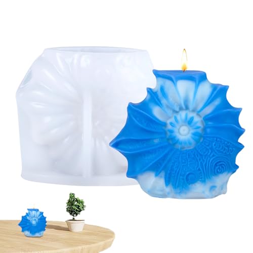 Silikonform für Kerzen, Muschelkerzen, hitzebeständig, leicht zu lösen, Muschelform, Kunstharz, Gießform für Kerzen, Schokolade und Handwerk, ideal für Heimdekoration und Geschenkherstellung Silikonform für Kerzen, Muschelkerzen, hitzebeständig, leicht zu lösen, Muschelform, Kunstharz, Gießform für Kerzen, Schokolade und Handwerk, ideal für Heimdekoration und Geschenkherstellung von szaluyk