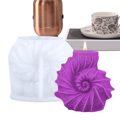 Silikonform für Kerzen, Muschelkerzen, hitzebeständig, leicht zu lösen, Muschelform, Kunstharz, Gießform für Kerzen, Schokolade und Handwerk, ideal für Heimdekoration und Geschenkherstellung Silikonform für Kerzen, Muschelkerzen, hitzebeständig, leicht zu lösen, Muschelform, Kunstharz, Gießform für Kerzen, Schokolade und Handwerk, ideal für Heimdekoration und Geschenkherstellung von szaluyk