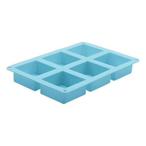 szaluyk Silikon Kuchenformen - 6-Fach Silikon Kuchenformen Seifenherstellung,Quadratische Backutensilien Verwendung In Küche Und Handwerk Für Cupcakes Fondant Süßigkeiten Seife Ton szaluyk Silikon Kuchenformen - 6-Fach Silikon Kuchenformen Seifenherstellung,Quadratische Backutensilien Verwendung In Küche Und Handwerk Für Cupcakes Fondant Süßigkeiten Seife Ton von szaluyk