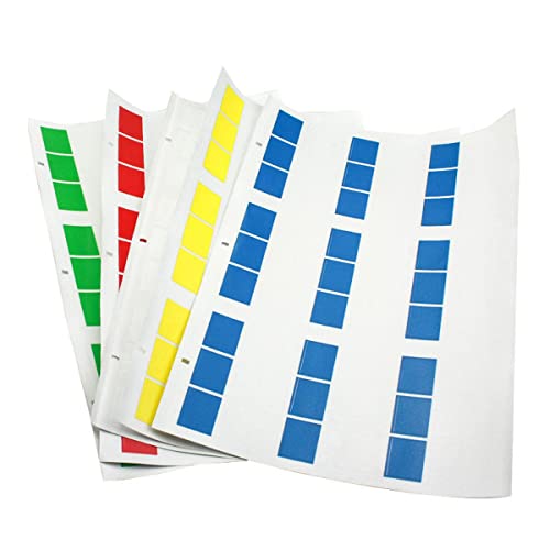 270 Stück Etiketten in A4 Papier Kabel Etiketten Aufkleber Verpackung Tags Marker, handschriftlich und bedruckbar, 10 Blatt von szdealhola