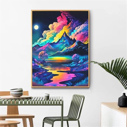 Paint by Numbers,Colorful Mountain Paint by Numbers Kits on Canvas for Adults,DIY with frame Hand Painted Oil Painting Kits,with Brushes Easy Acrylic Pigment Drawing for Home Wall Decor 60x90cm Paint by Numbers,Colorful Mountain Paint by Numbers Kits on Canvas for Adults,DIY with frame Hand Painted Oil Painting Kits,with Brushes Easy Acrylic Pigment Drawing for Home Wall Decor 60x90cm von taesdvry