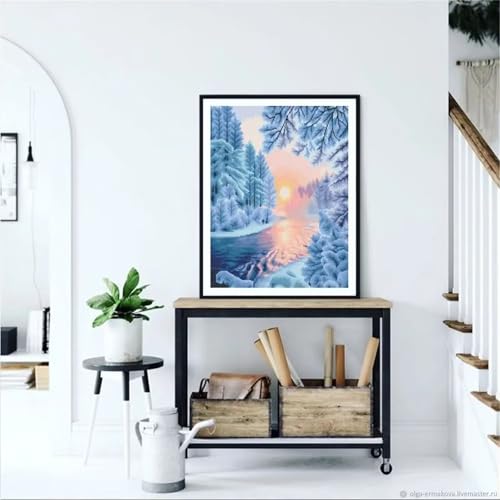 taesdvry Malen Nach Zahlen Erwachsene,DIY Sonnenuntergang Schneeszene Ölgemälde-Set auf Leinwand mit Pinseln und Acrylpigment,Handgemalt Ölgemälde Malen nach Zahlen für Home Decor mit Rahmen,60x75cm taesdvry Malen Nach Zahlen Erwachsene,DIY Sonnenuntergang Schneeszene Ölgemälde-Set auf Leinwand mit Pinseln und Acrylpigment,Handgemalt Ölgemälde Malen nach Zahlen für Home Decor mit Rahmen,60x75cm von taesdvry