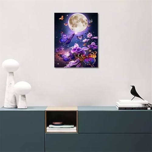 taesdvry Malen Nach Zahlen Erwachsene Lila Landschaft Mond,DIY Handgemalt Ölgemälde Leinwand Kits für AnfÃnger,mit Pinseln Acrylfarben Paint by Numbers Kits fur Heimdekoration mit Rahmen,55x70cm taesdvry Malen Nach Zahlen Erwachsene Lila Landschaft Mond,DIY Handgemalt Ölgemälde Leinwand Kits für AnfÃnger,mit Pinseln Acrylfarben Paint by Numbers Kits fur Heimdekoration mit Rahmen,55x70cm von taesdvry