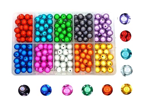 taffbeads 280 Stück 10 mm 3D Acryl Wunderperlen Set, 10 Farben sortiert, mit Aufbewahrungsbox taffbeads 280 Stück 10 mm 3D Acryl Wunderperlen Set, 10 Farben sortiert, mit Aufbewahrungsbox von taffbeads
