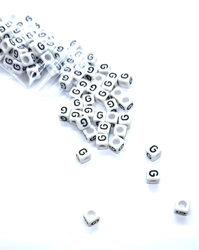 taffbeads Alphabet-Perlen aus Acryl, 6 mm, Würfel, A-Z, einzelne und gemischte Buchstaben, für Bastelarbeiten, Schmuckherstellung, 500 Stück taffbeads Alphabet-Perlen aus Acryl, 6 mm, Würfel, A-Z, einzelne und gemischte Buchstaben, für Bastelarbeiten, Schmuckherstellung, 500 Stück von taffbeads