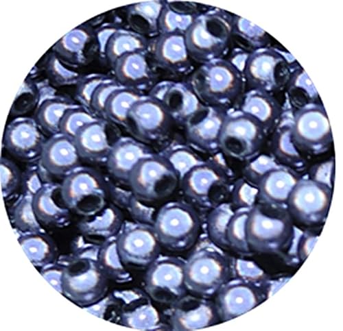 taffbeads Runde 3D-Illusionswunder Acrylperlen, 4 mm, 100 Stück/Beutel für DIY Handwerk und Halskette, Armband, Schmuckherstellung (schwarz) von taffbeads