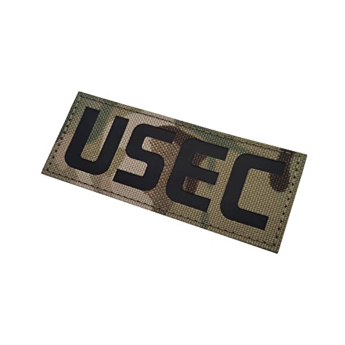 4 x New Russia Escape from Tarkov Bear USEC IR Reflektierender Patch Tactical Military Badges Dekorative Applikationen Klettverschluss Rückseite (Farbe D) von taifeng