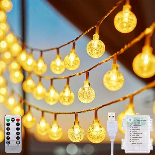 taiyongkang lichterkette batterie außen 13M 100LED, Usb/Strom/Akku lichterkette batterie 3-In-1, lichterkette outdoor batterie Ip44 Wasserdichte akku lichterkette 8 Modi, Timer, Dimmbar taiyongkang lichterkette batterie außen 13M 100LED, Usb/Strom/Akku lichterkette batterie 3-In-1, lichterkette outdoor batterie Ip44 Wasserdichte akku lichterkette 8 Modi, Timer, Dimmbar von taiyongkang