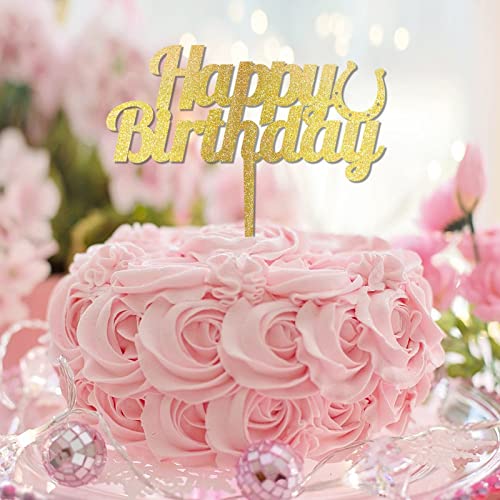 Geburtstagstortenaufsatz mit goldenem Glitzer für Jubiläen, Geburtstage, personalisierte Geschenke für Familie und Freunde Geburtstagstortenaufsatz mit goldenem Glitzer für Jubiläen, Geburtstage, personalisierte Geschenke für Familie und Freunde von taiyuanhangzhen