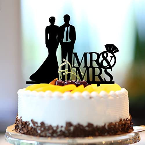 Mr & Mrs Silhouette personalisierter Tortenaufsatz, romantische Silhouette für Braut und Bräutigam für Hochzeit, Jahrestag, Hochzeitsdekoration, Hochzeitsgeschenke für Paare, Acryl, Schwarz Mr & Mrs Silhouette personalisierter Tortenaufsatz, romantische Silhouette für Braut und Bräutigam für Hochzeit, Jahrestag, Hochzeitsdekoration, Hochzeitsgeschenke für Paare, Acryl, Schwarz von taiyuanhangzhen